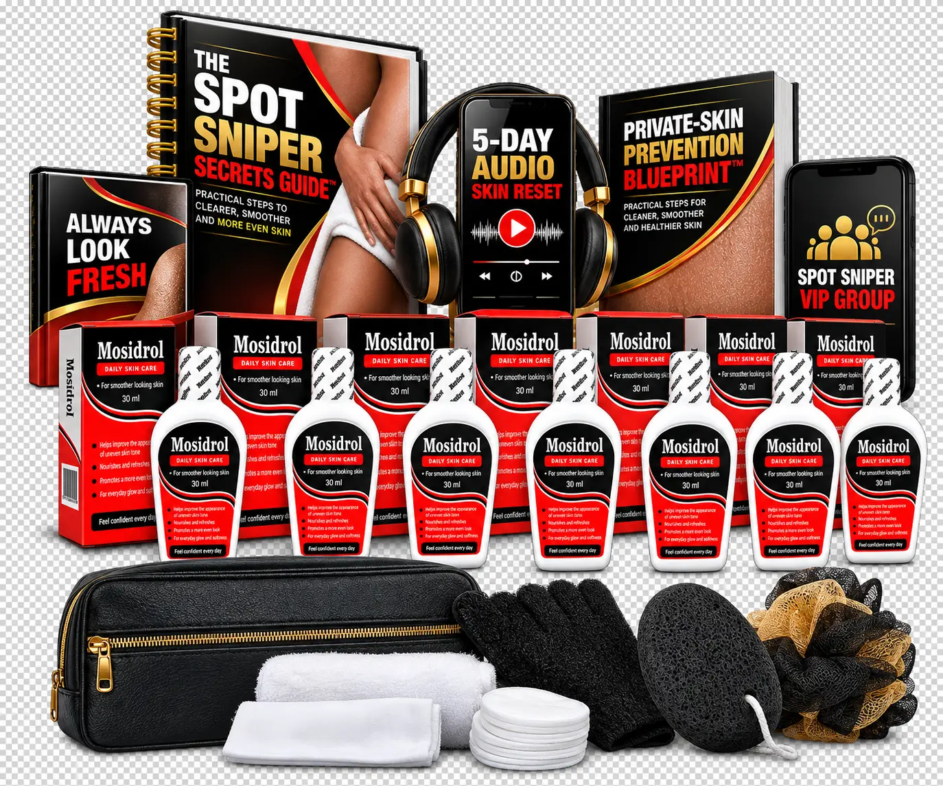 Full Kit: 8 Mosidrol pieces plus complete offer