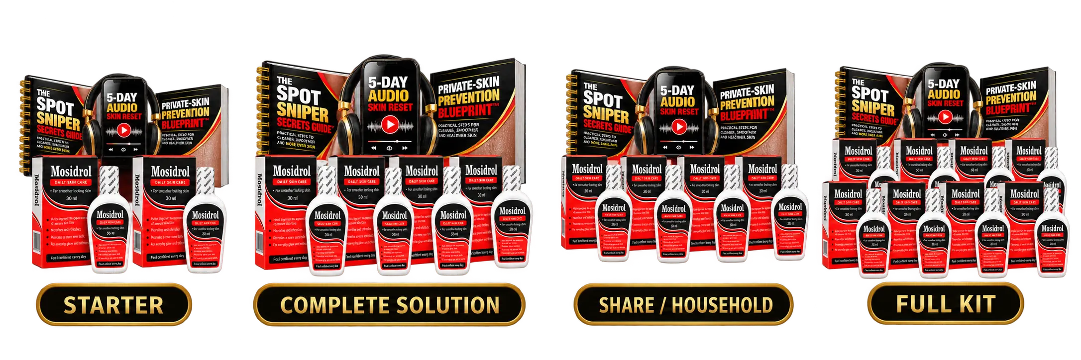 Four Sniper Spot package choices