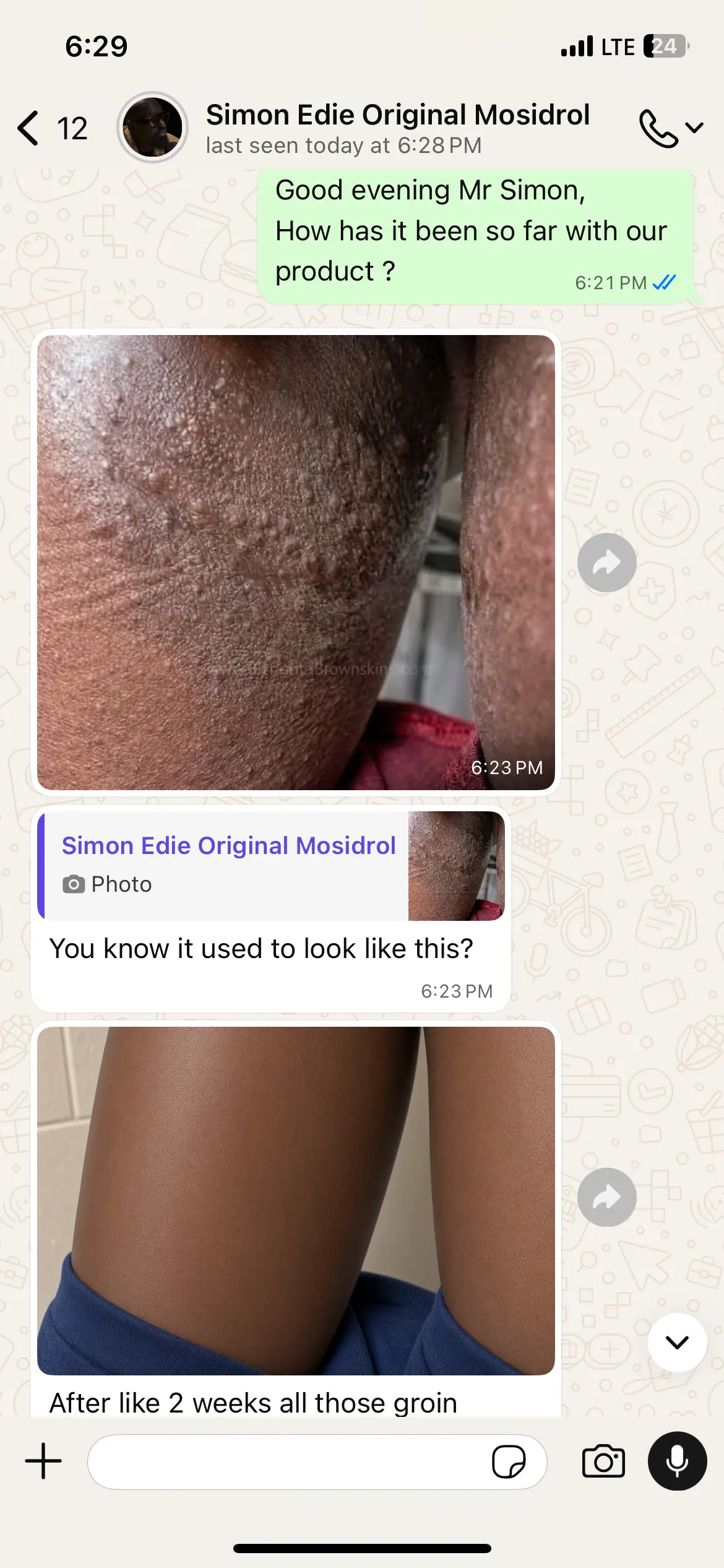 WhatsApp proof