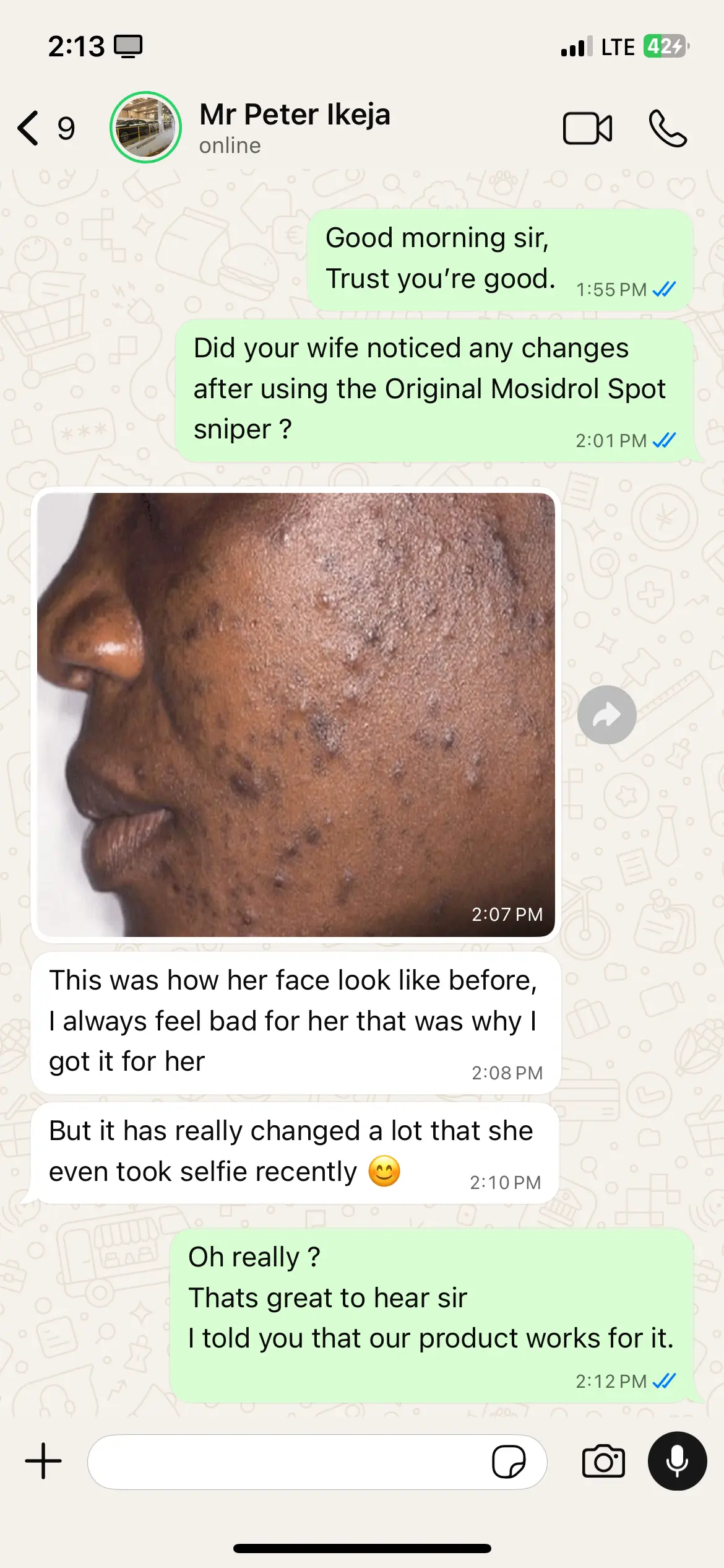 WhatsApp proof